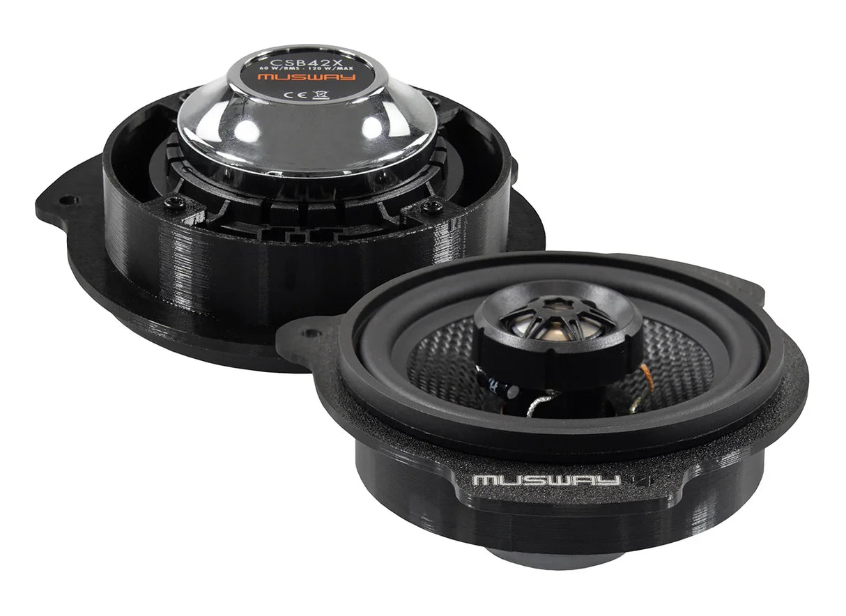 Musway CSD42X kit a 2 vie coassiale da 100mm 4 Ohm 120W per Dacia Spring