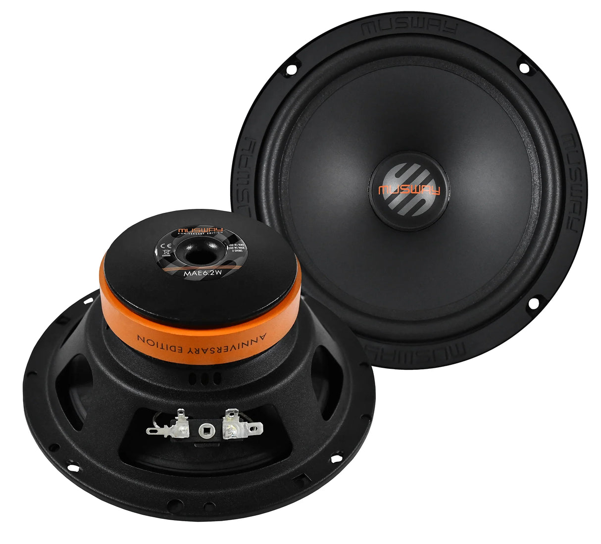 Musway MAE6.2W altoparlanti per kickbass da 165mm 3 Ohm 200W
