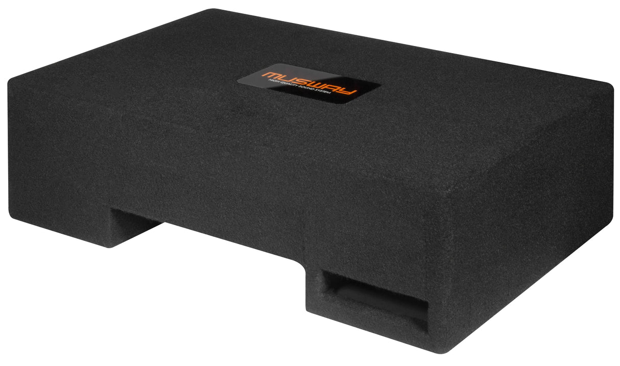 Musway MF108Q subwoofer bassreflex piatto downfire 200mm 2+2 Ohm 400W