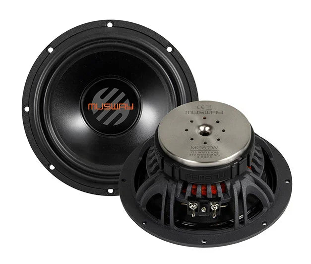 Musway MG6.2W coppia di altoparlanti per kickbass da 165mm 4 Ohm 250W