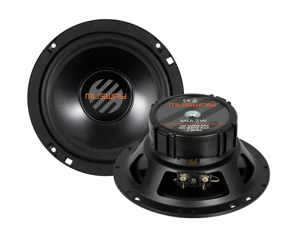 Musway ML6.3A Kit audio attivo a 3 vie da 165mm 4 Ohm 200W