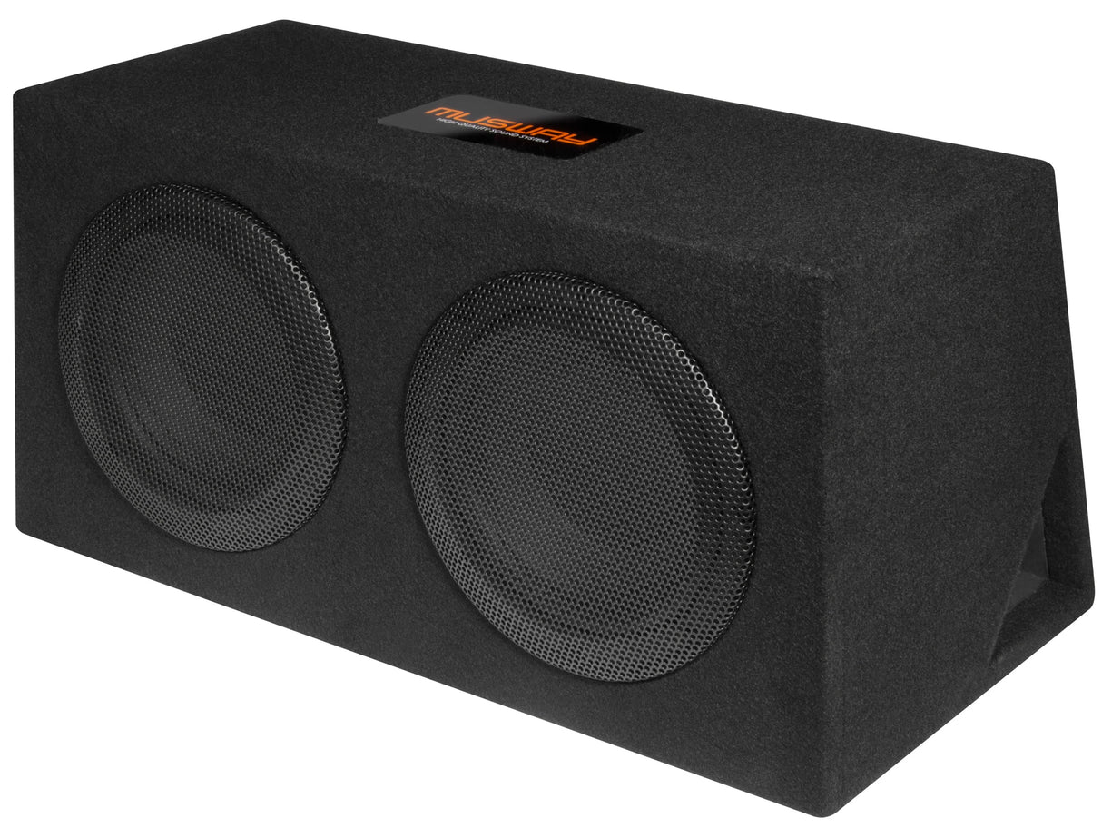 Musway MR206Q subwoofer bassreflex 2 x 165mm 2+2 Ohm 600W