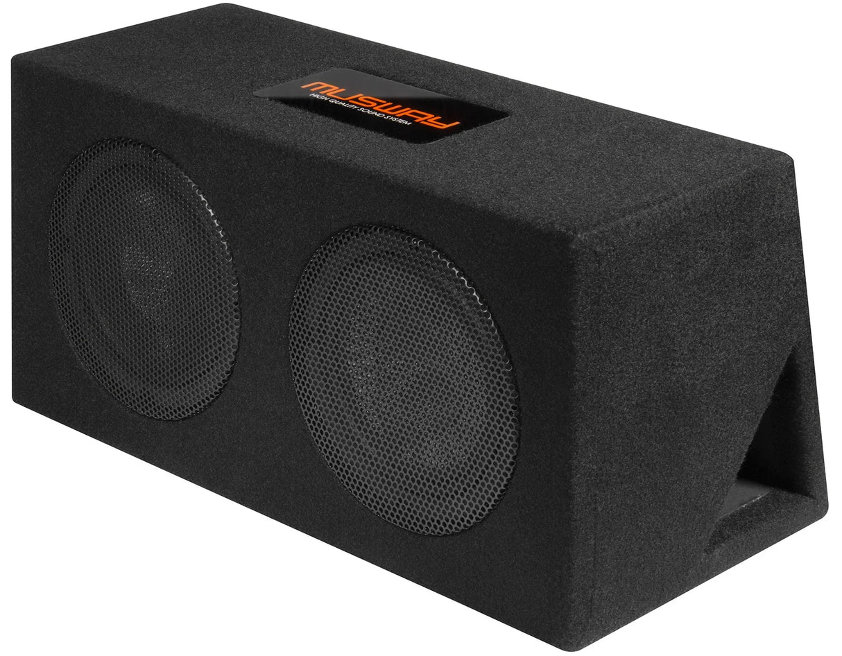 Musway MR208Q subwoofer bassreflex 2 x 200mm 2+2 Ohm 800W