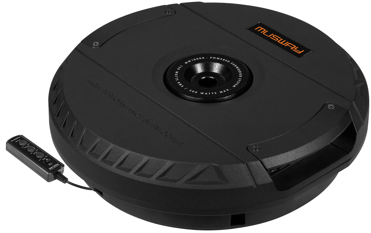 Musway MW1000A subwoofer attivo da 280mm 300W con amplificatore integrato di classe A/B