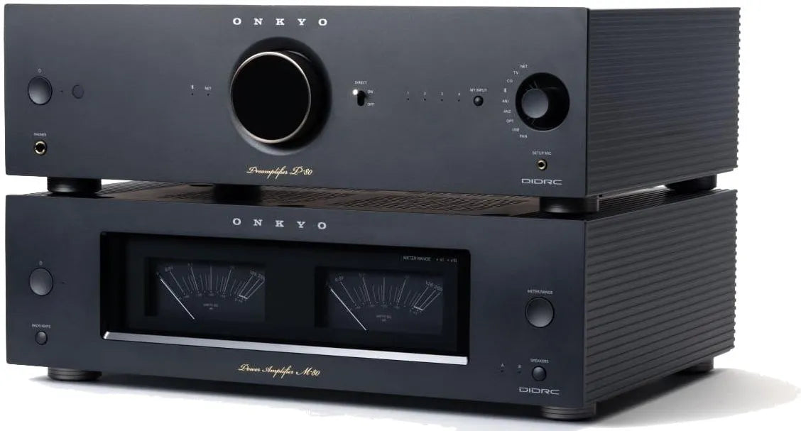 ONKYO ICON M-80+ ICON P-80 Amplificatore finale di potenza + Preamplificatore stereofonico