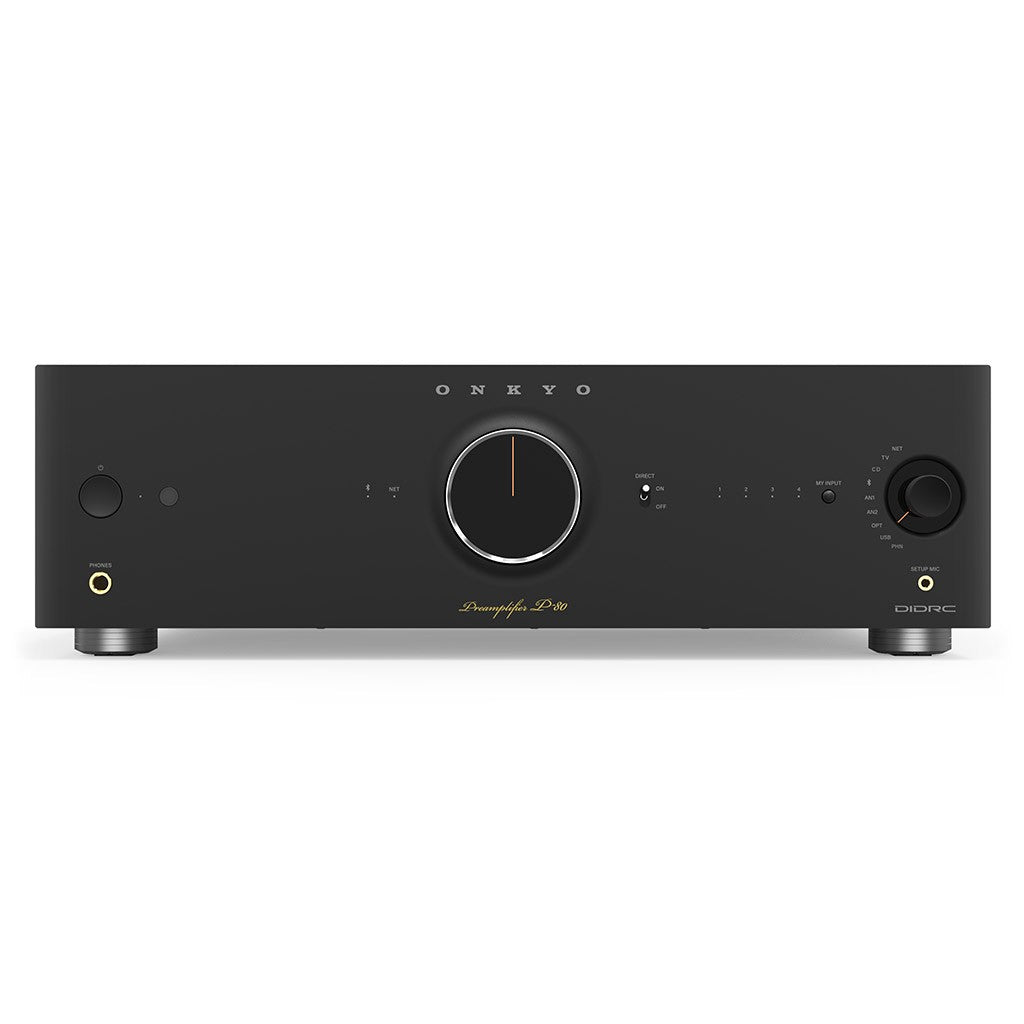 ONKYO ICON P-80 BLACK Preamplificatore stadio Phono MM/MC, DAC, streamer Ethernet/Wi-Fi