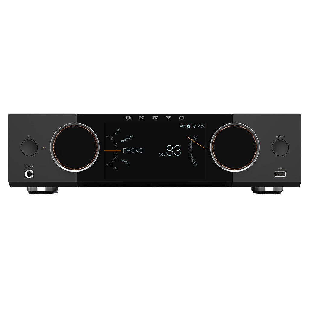 ONKYO MUSE Y50 BLACK Amplificatore integrato Audiophile streamer Ethernet/Wi-Fi, HDMI 4k, DAC