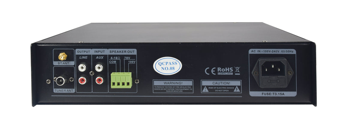 GLEMM PAA 120DB Amplificatore 120W DAB a 4-16phm o 70/100V