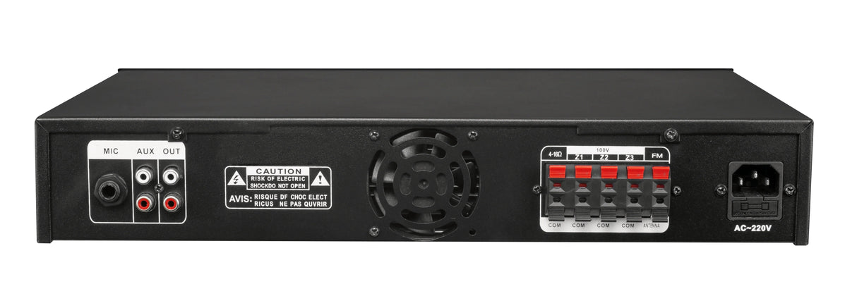 GLEMM PAA 120TMZB Amplificatore PA 120W - 3 zone 4-16ohm o 70/100V