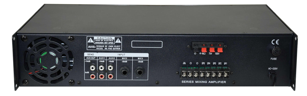 GLEMM PAA 1000TMZB Amplificatore PA 1000W - 5 zone 4-16ohm o 70/100V