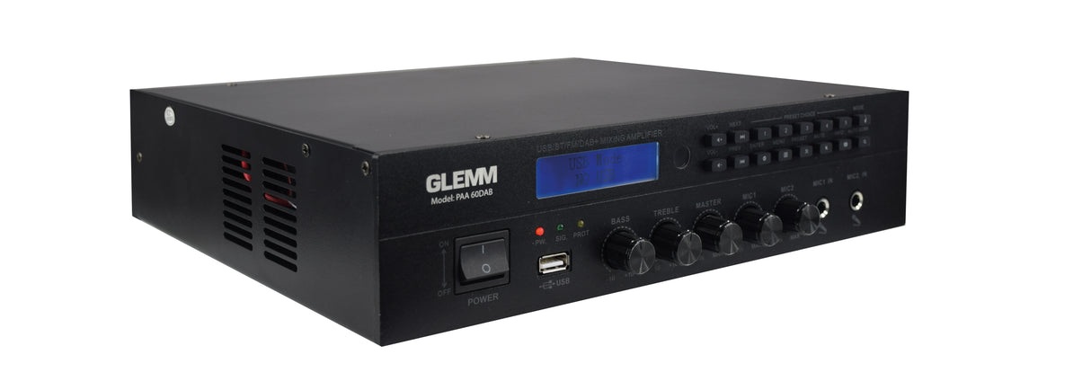 GLEMM PAA 60DAB Amplificatore 60W DAB stereo 4-16ohm