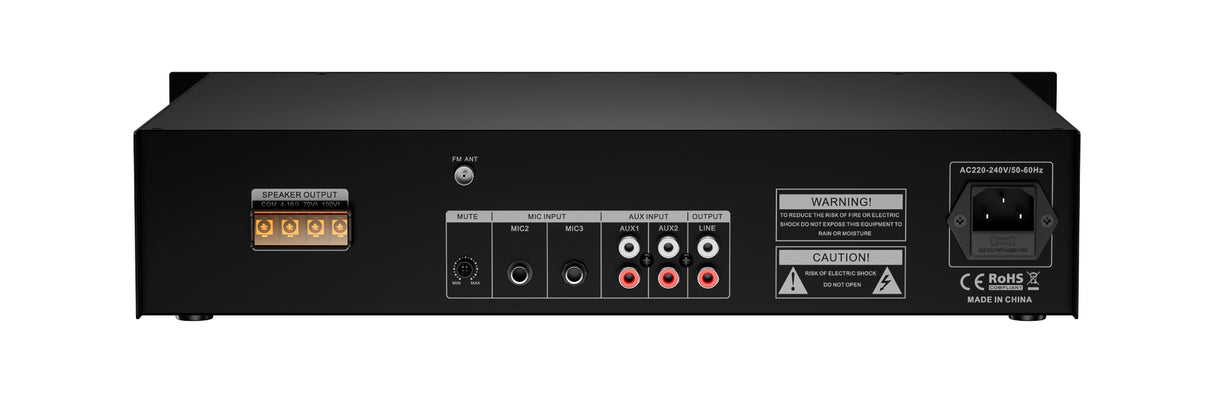 GLEMM PAA 700TMB Amplificatore PA da 700W a 100V/16ohm, con Bluetooth