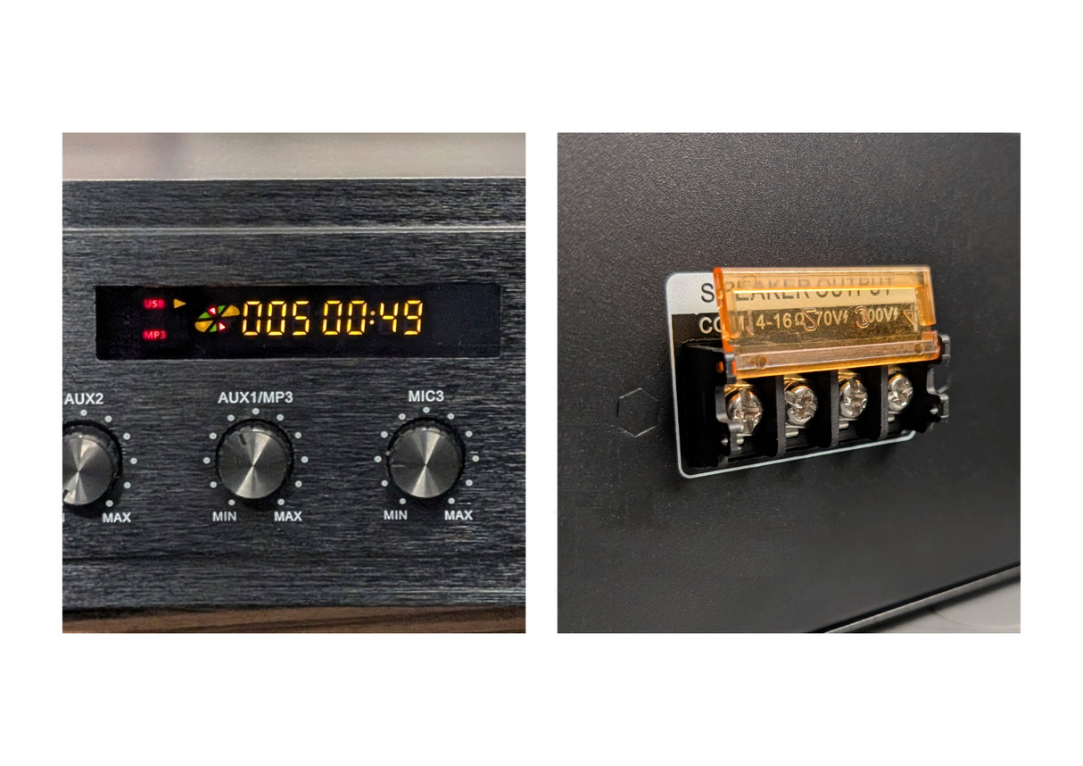 GLEMM PAA 700TMB Amplificatore PA da 700W a 100V/16ohm, con Bluetooth