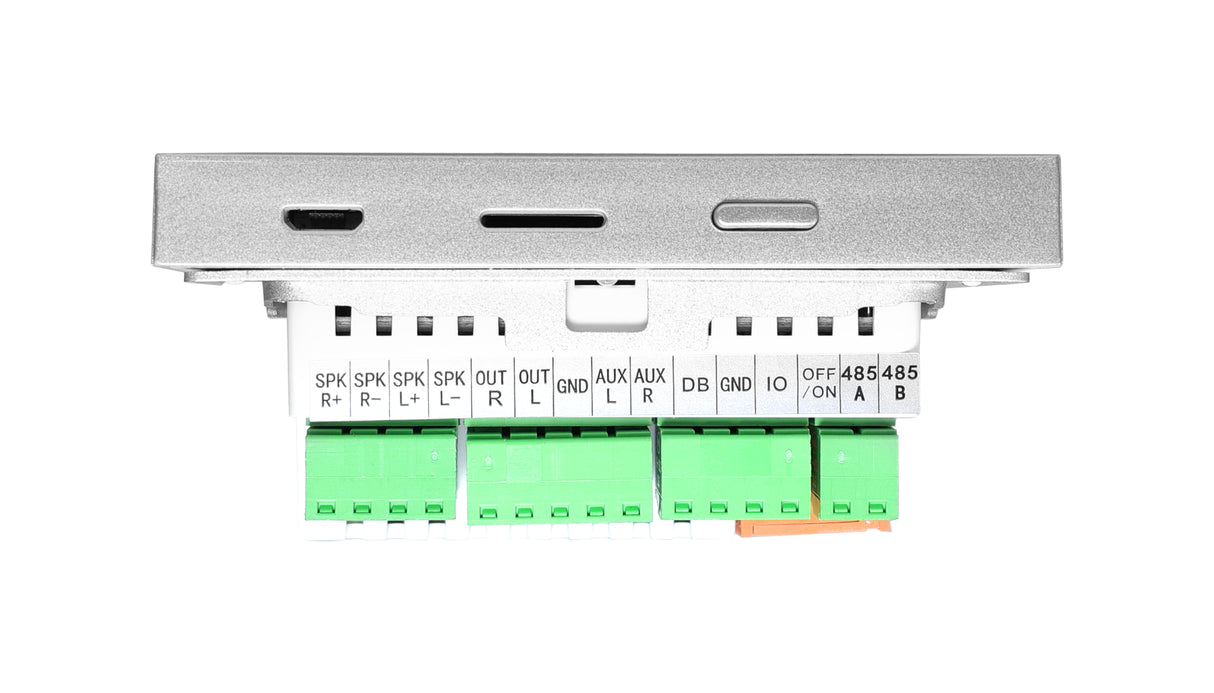 GLEMM PA 592 Amplificatore multimediale da muro 2 x 50W schermo touch 4" Android 11