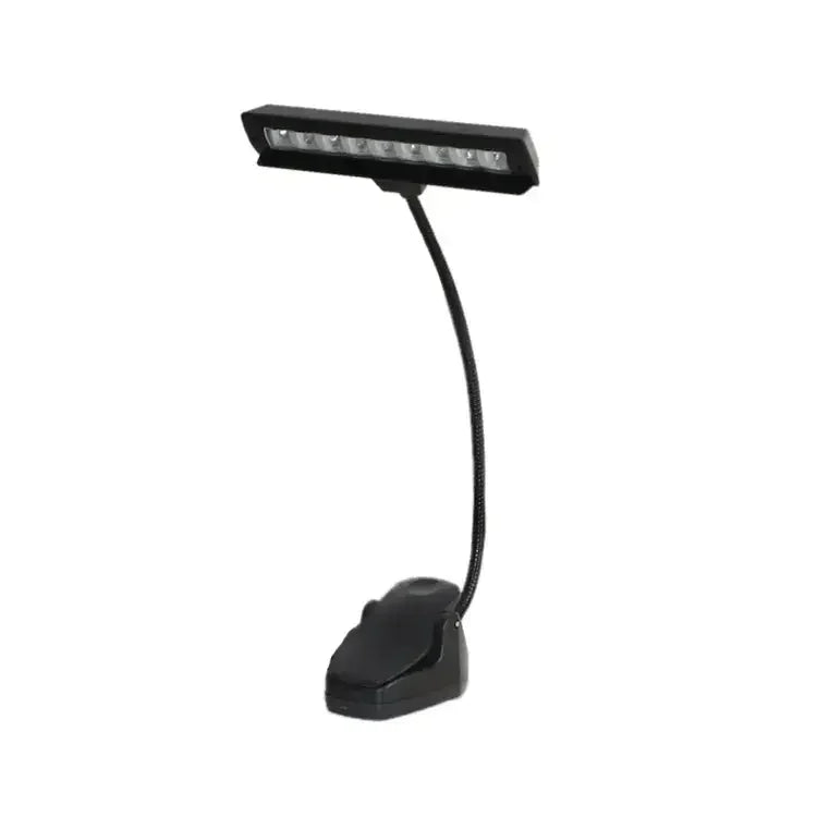 HEBIKUO PD14 LAMPADA 10 LED DA LEGGIO RIPIEGABILE BATTERIA RICARICABILE USB INDICATORE DI CARICA + CAVO