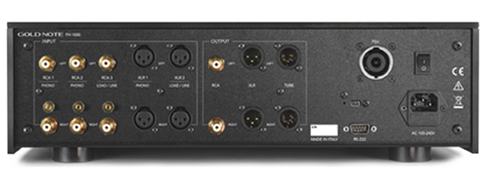 Gold Note PH-1000 LINE preamplificatore phono e di linea high-end MM/MC in classe A analogico