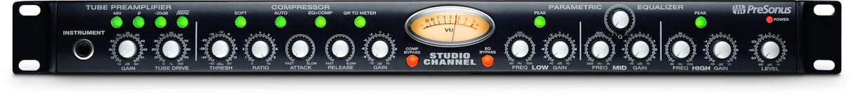 PRESONUS STUDIO CHANNEL STRIP PREAMPLIFICATORE MICROFONICO VALVOLARE - TechSoundSystem.com