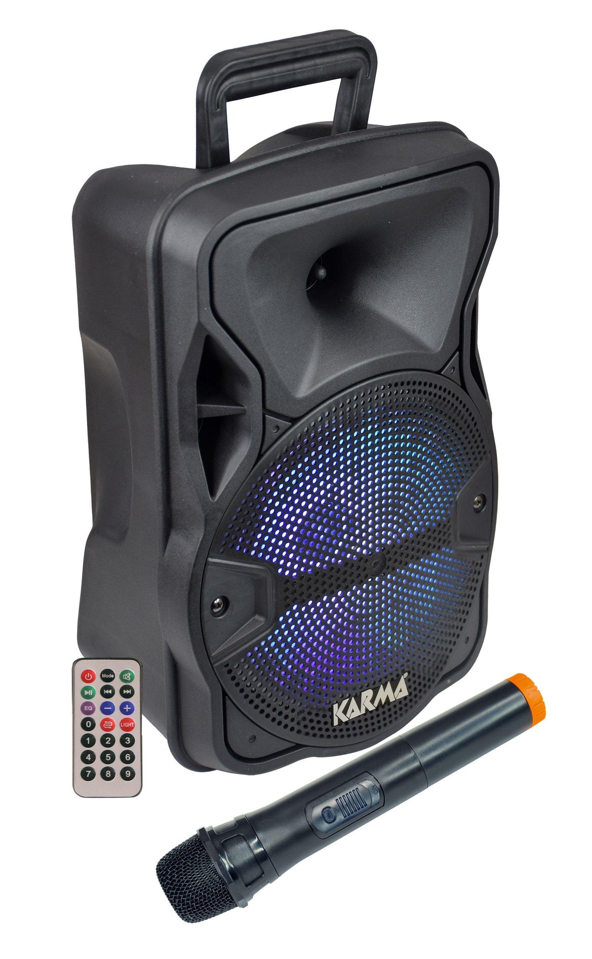 KARMA LX 8 Diffusore amplificato con radiomicrofono 300W PMPO - TechSoundSystem.com