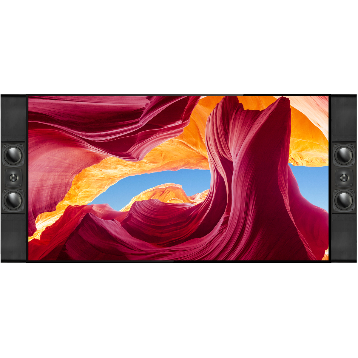 Paradigm DECOR 2S V2 coppia di diffusori L/R stereo custom per tv da 43" a 67" 114mm 8 Ohm