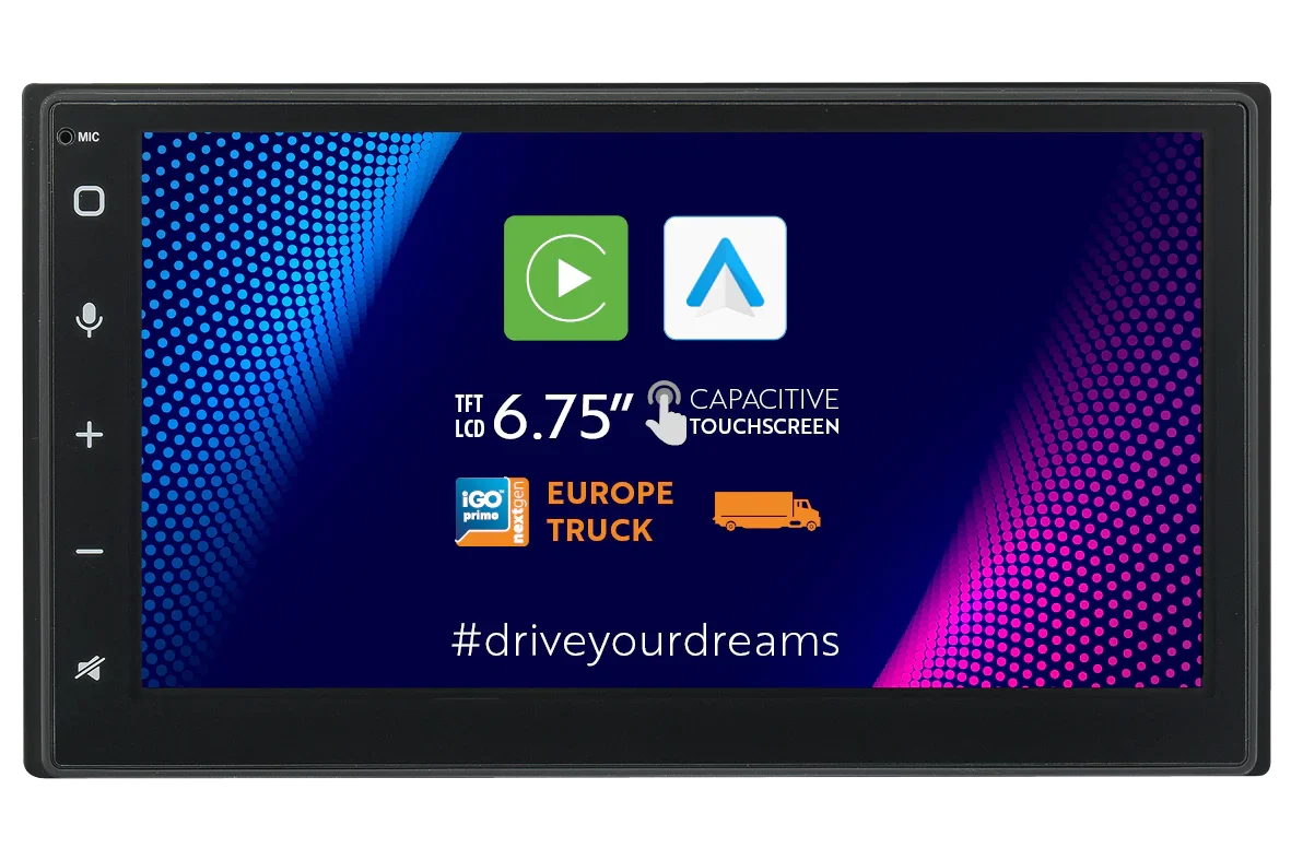 Phonocar VM012K autoradio 2 DIN con mappe CAMPER/TRUCK Apple Car Play, Androind Auto