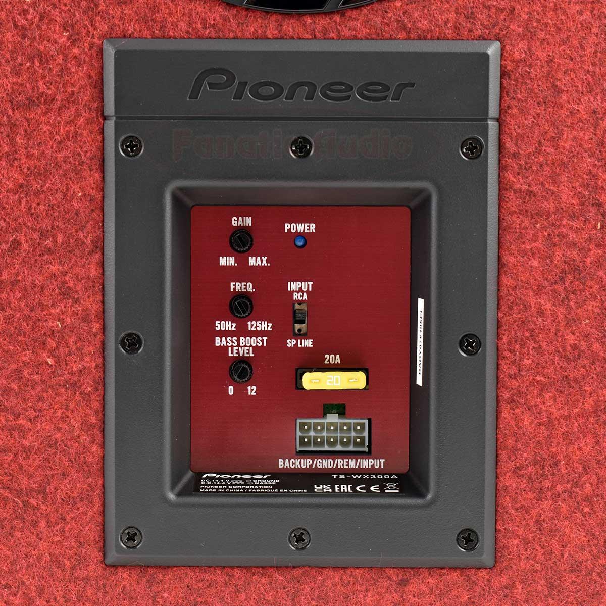 Pioneer TS-WX300A Subwoofer amplificato per auto 30cm 1300W attivo
