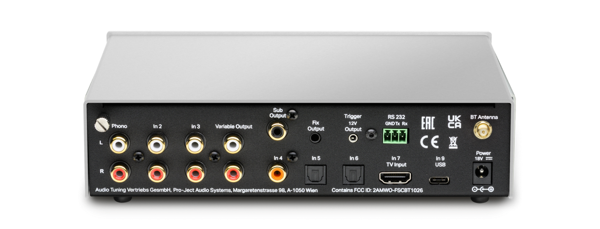Pro-ject PRE BOX S3 Preamplificatore/Convertitore. Circuitazione Dual Mono. Componentistica selezionata