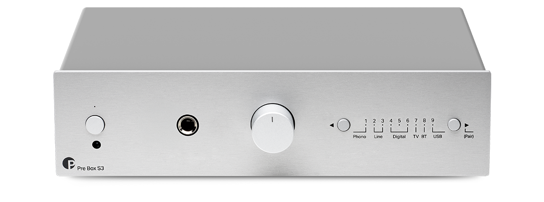 Pro-ject PRE BOX S3 Preamplificatore/Convertitore. Circuitazione Dual Mono. Componentistica selezionata