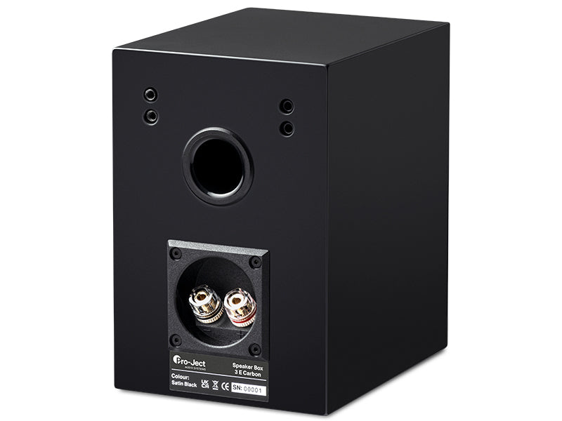 Pro-ject Speaker Box 3 E Carbon Diffusori 2 vie da scaffale, Woofer da 80mm, 10 a 100W