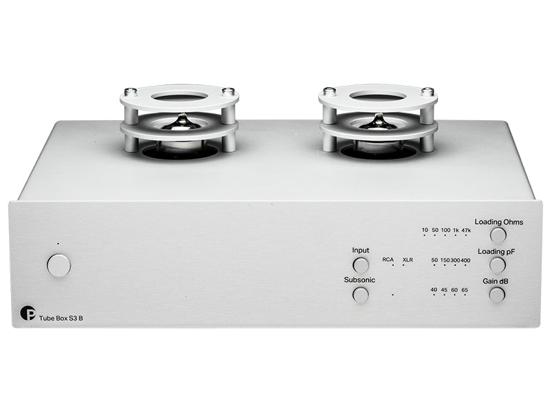 Pro-ject TUBE BOX S3 B Stadio fono MM/MC bilanciato a valvole (2 x ECC83/12AX7). Circuitazione Dual Mono
