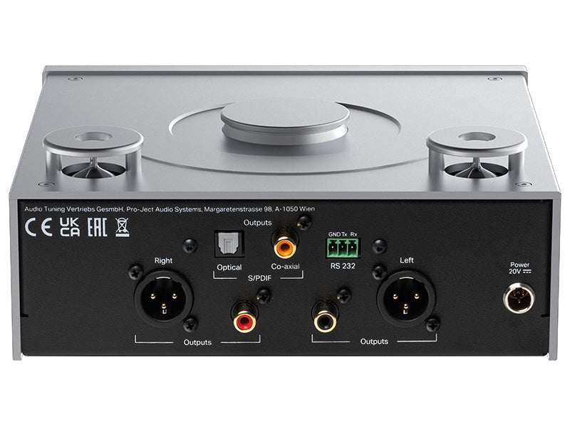 Pro-ject CD BOX RS2 Tube Lettore CD Hi-End con stadio di uscita a valvole, meccanica SUOS DM-3381 CD-DA Red Book