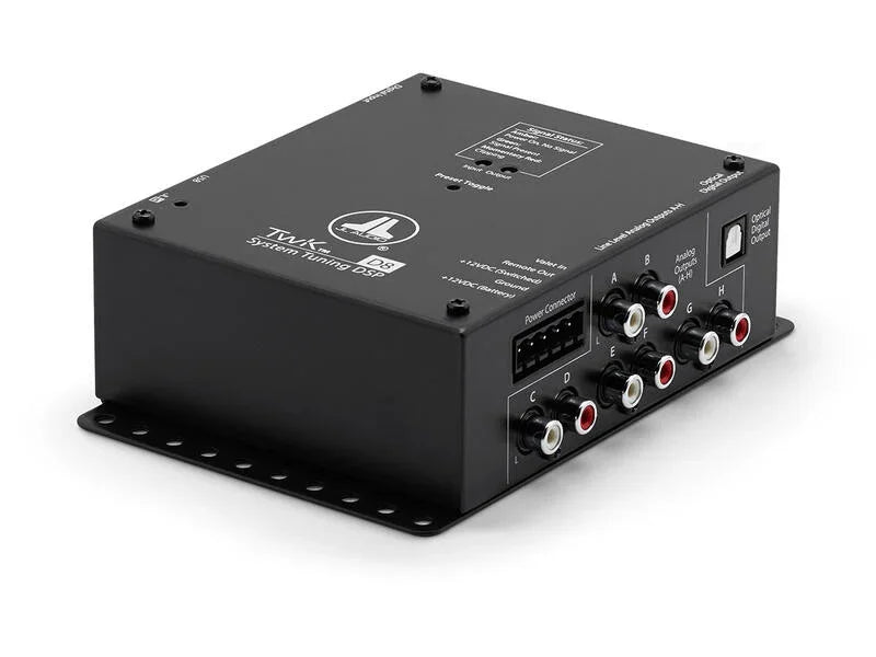 JL Audio TwK-D8 processore DSP con ingresso digitale ottico e 8 uscite RCA