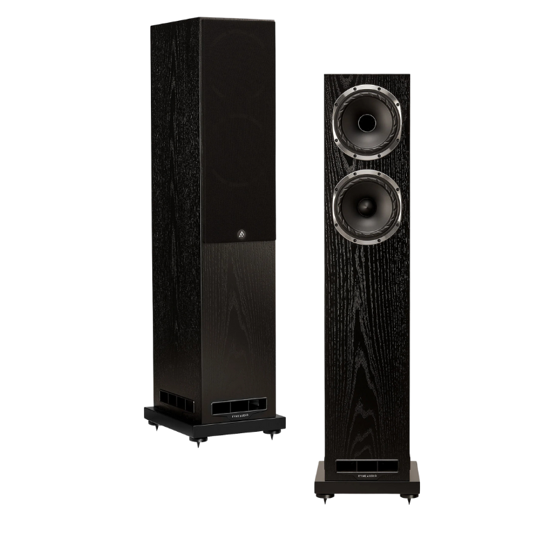 Fyne Audio F501S coppia diffusori hi-end da pavimento 2 vie 1/2 bass-reflex BassTrax 150mm 8 Ohm 150W