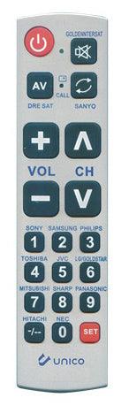 Unico RT 9661 Telecomando universale facilitato - TechSoundSystem.com