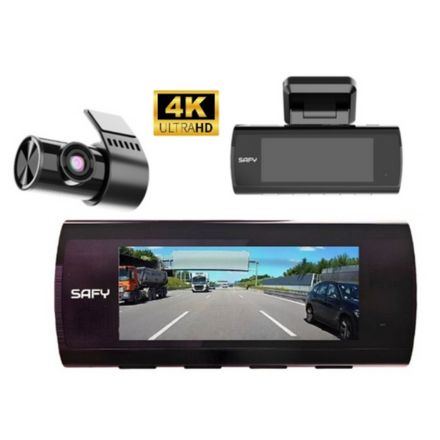BLACKVUE SAFY9 4K - 2CH DashCam con AI Night Vision - WiFi - GPS - Frontale+posteriore