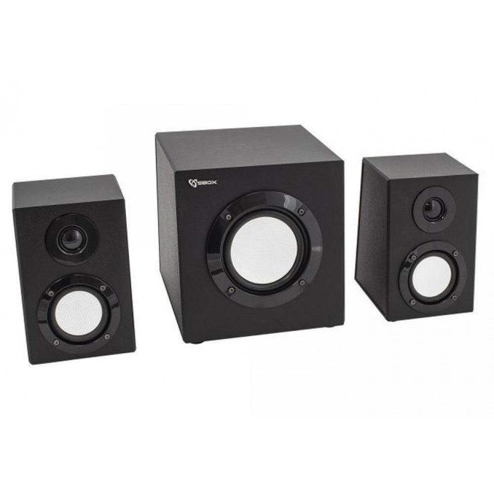 SBOX SP-4300 IMPIANTO AUDIO 2.1 SUBWOOFER E CASSE BLUETOOTH CON LETTORE USB TF SD - TechSoundSystem.com