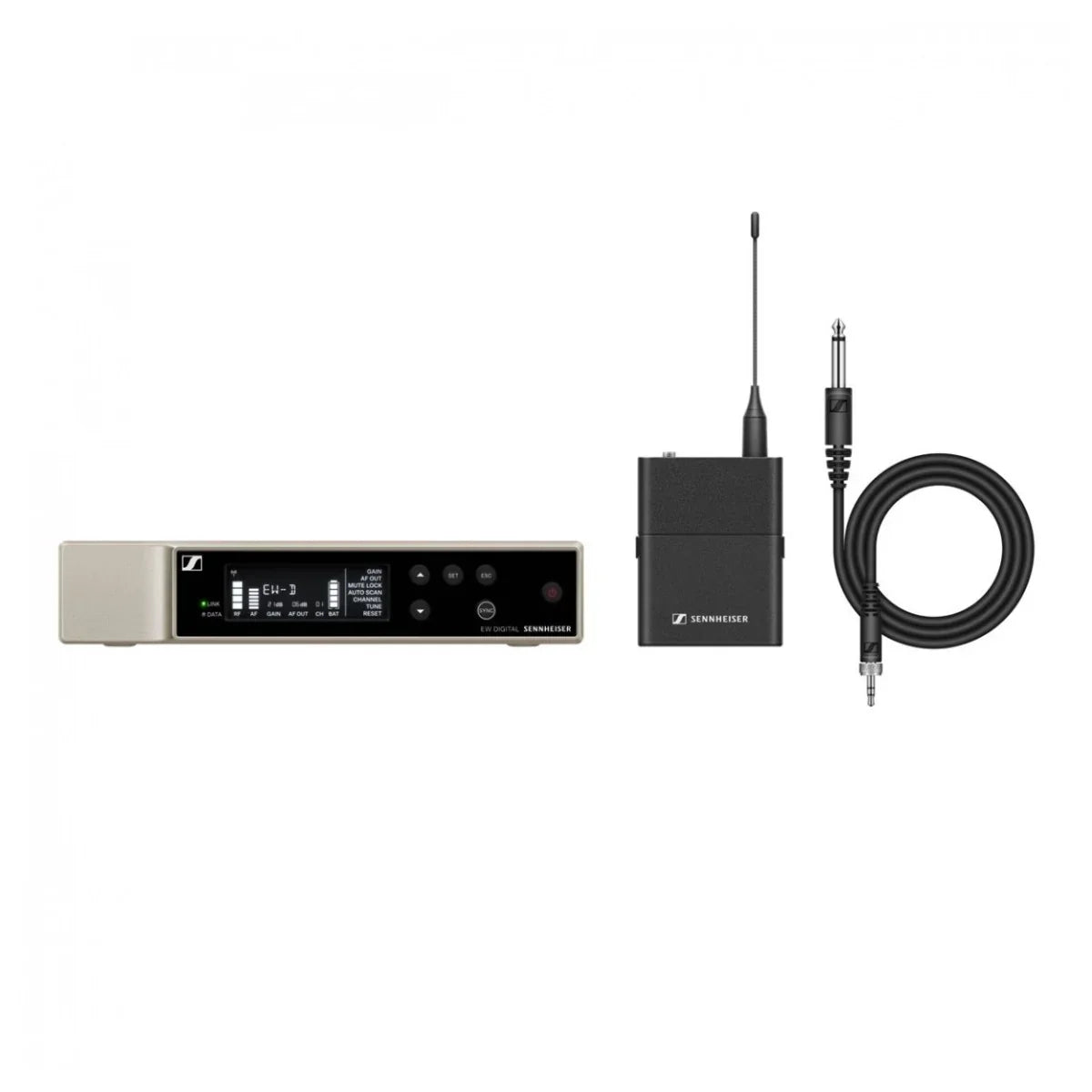SENNHEISER EW-D CI1 SET KIT WIRELESS CON RICEVITORE FISSO TRASMETTITORE BODYPACK E CAVO STRUMENTO (S1-7: 606.2 - 662MHz)