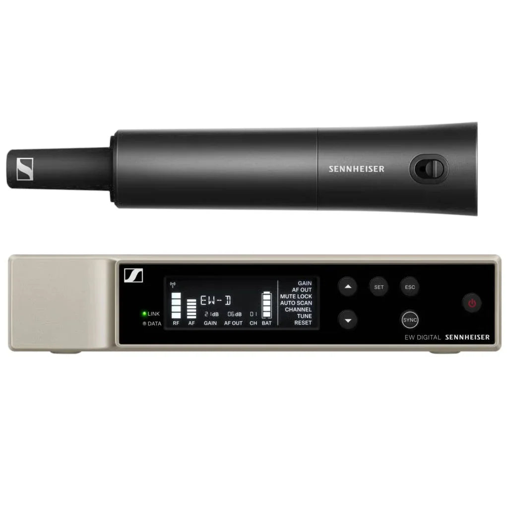 SENNHEISER EW-D SKM-S BASE SET KIT WIRELESS CON RICEVITORE FISSO E TRASMETTITORE PALMARE (S1-7: 606.2 - 662MHz)