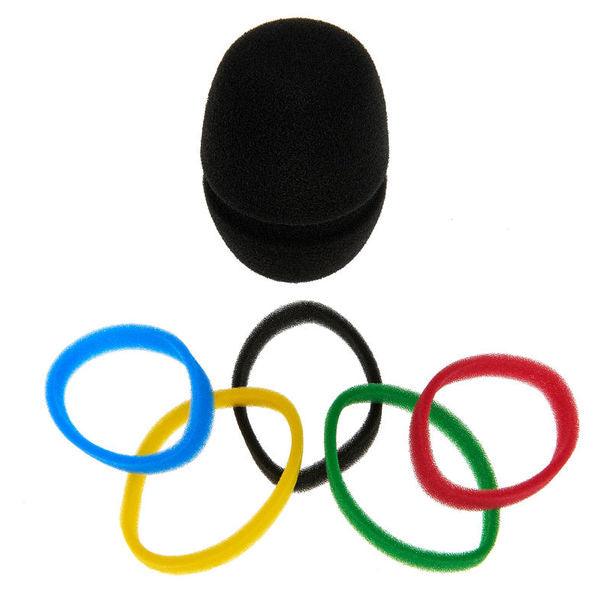 SENNHEISER MZW 5000 ANTIVENTO IN SPUGNA CON ANELLI COLORATI PER TRASMETTITORI A MANO SKM 5000 - TechSoundSystem.com