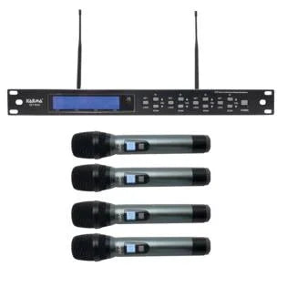 karma SET 8042PAL Kit 4 radiomicrofoni UHF palmari