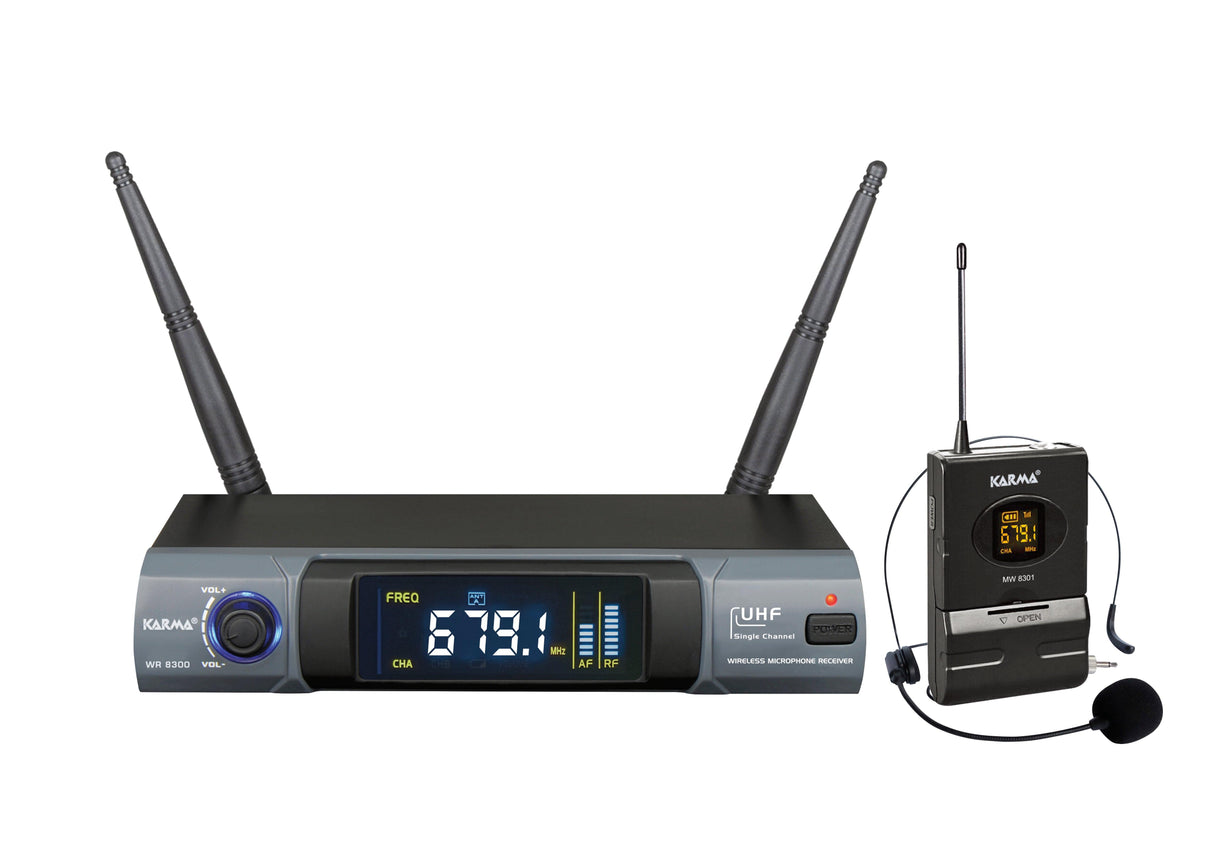 KARMA SET 8300LAV Radiomicrofono UHF con archetto - TechSoundSystem.com