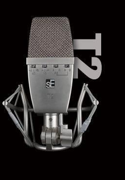 SE ELECTRONICS SE T2 TITANIUM MICROFONO A CONDENSATORE CON CAPSULA IN TITANIO - TechSoundSystem.com