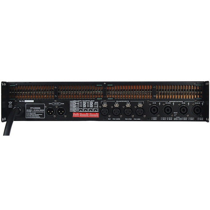 SINBOSEN FP22000Q AMPLIFICATORE DI POTENZA PROFESSIONALE 30000 WATT 4 CANALI