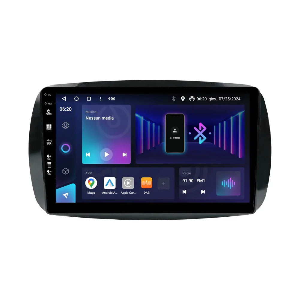 Phonocar SM318 Autoradio per SMART 453 dal 2016 CUSTOM FIT 9" Android 13