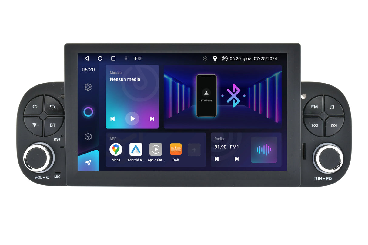 Phonocar SM319 Autoradio per FIAT PANDA dal 2012-2023 Android 13!