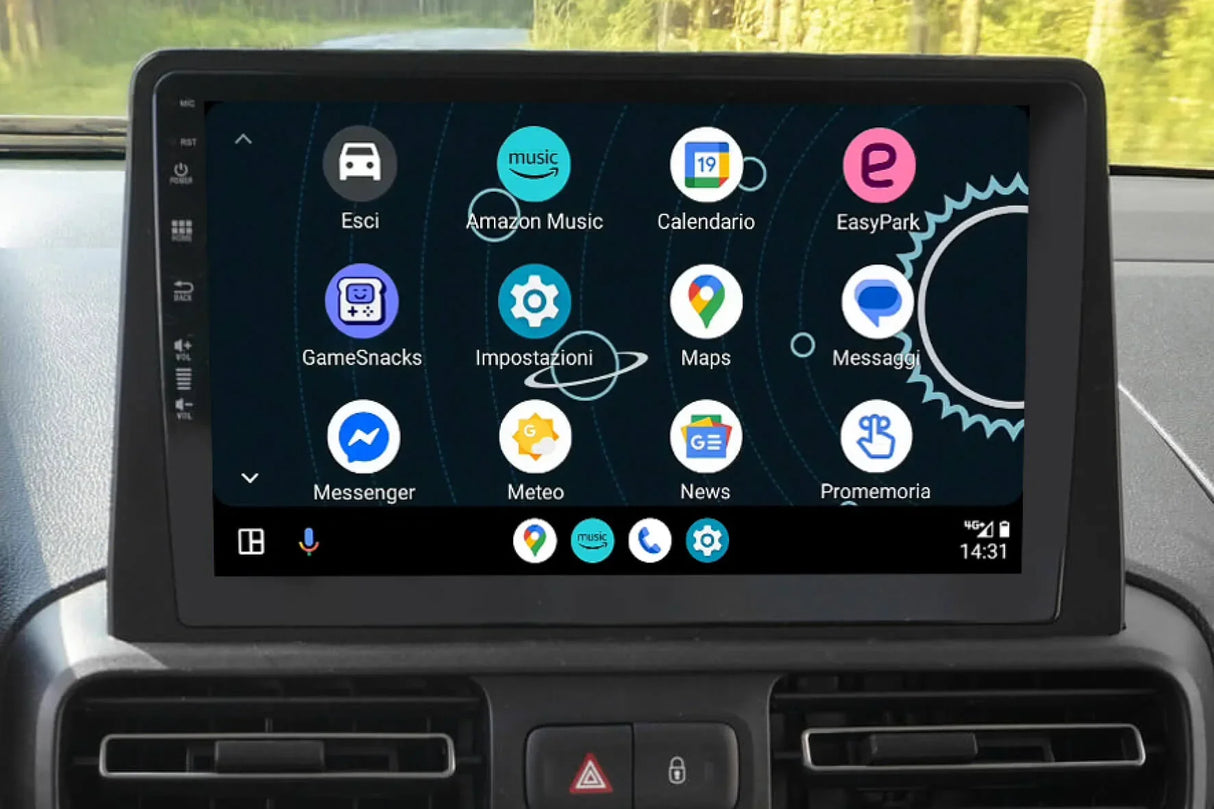 Phonocar SM368 Autoradio Android 10" QLED per Smartphone Station su FIAT DOBLÒ 2025