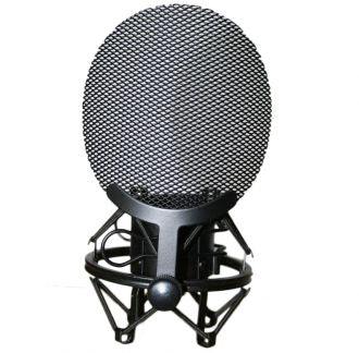 GOLDEN AGE SP1 SHOCK MOUNT SOSPENSIONE ELASTICA + POP FILTER - TechSoundSystem.com