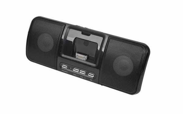 GEMBIRD CASSE PORTATILI CON BASE UNIVERSALE PER IPOD, IPHONE 3/4/5/6 - TechSoundSystem.com