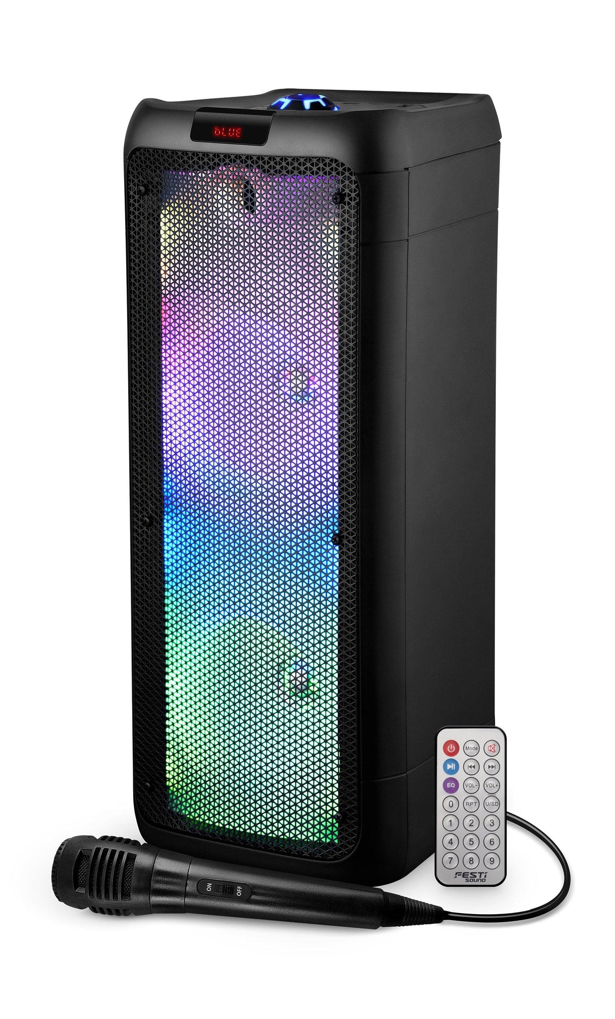 FESTI SOUND SRX 208FB Diffusore amplificato ricaricabile 500W - TechSoundSystem.com