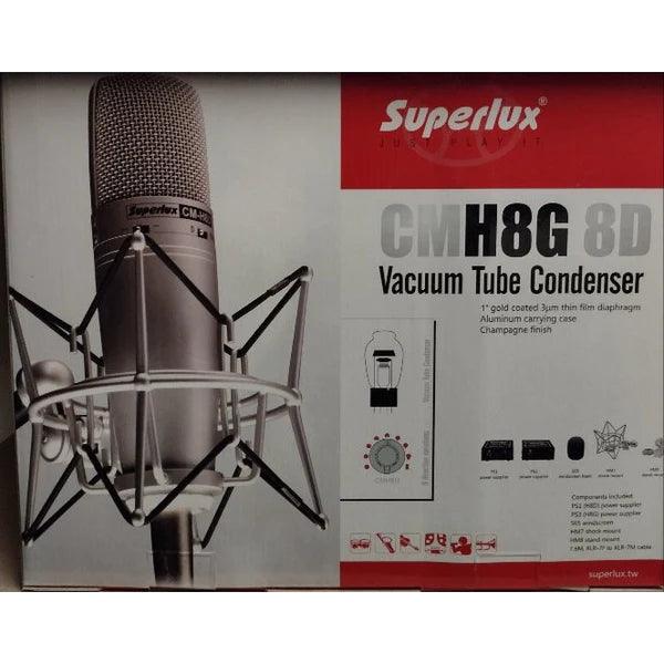 SUPERLUX CHM8G MICROFONO DA STUDIO VALVOLARE CON DOPPIO DIAGRAMMA POLARE - TechSoundSystem.com