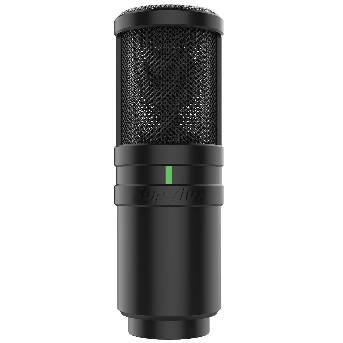 SUPERLUX E205 MICROFONO DA STUDIO A CONDENSATORE LARGO DIAFRAMMA SUPERCARDIOIDE - TechSoundSystem.com